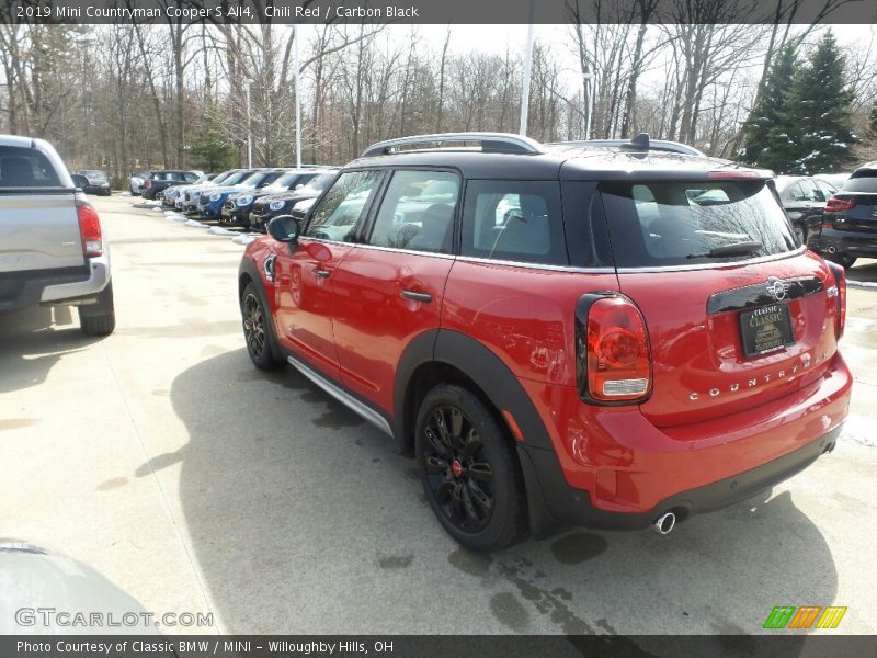Chili Red / Carbon Black 2019 Mini Countryman Cooper S All4