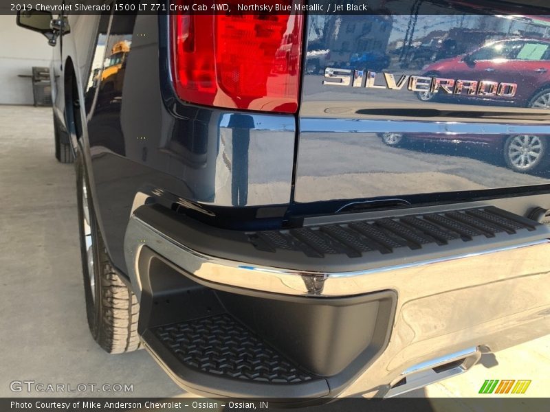 Northsky Blue Metallic / Jet Black 2019 Chevrolet Silverado 1500 LT Z71 Crew Cab 4WD
