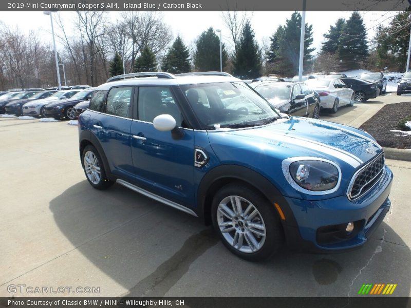 Island Blue / Carbon Black 2019 Mini Countryman Cooper S All4