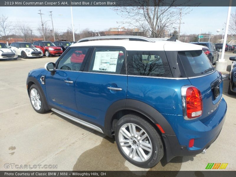 Island Blue / Carbon Black 2019 Mini Countryman Cooper S All4