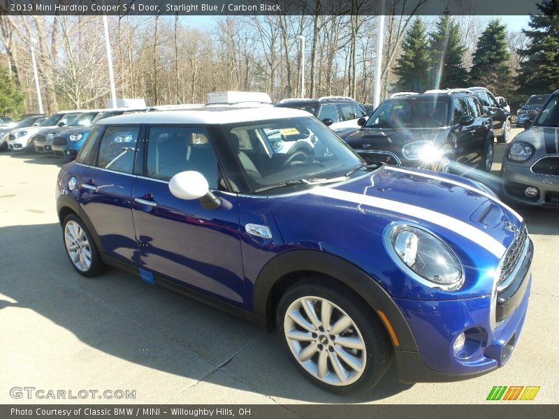 Starlight Blue / Carbon Black 2019 Mini Hardtop Cooper S 4 Door