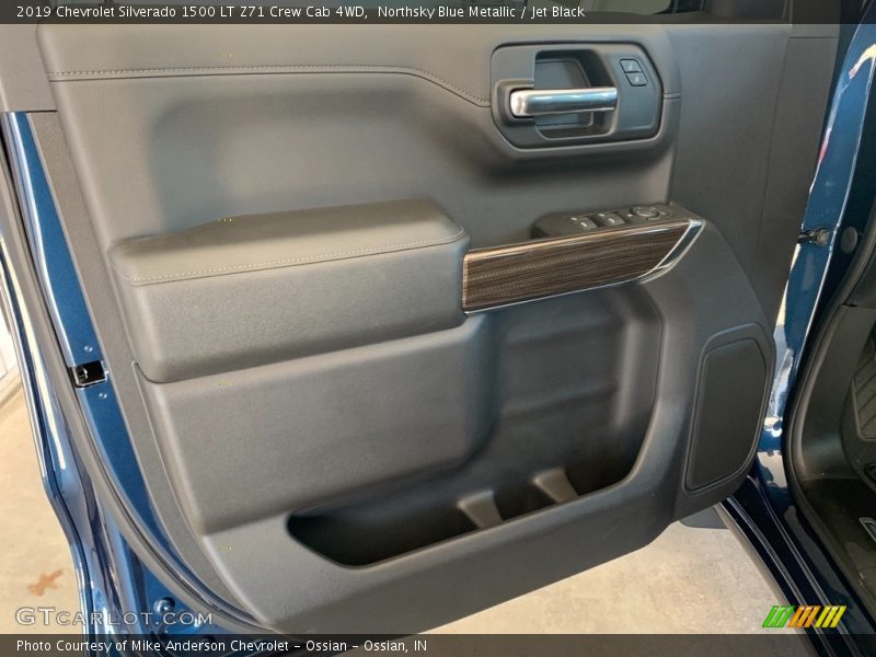 Northsky Blue Metallic / Jet Black 2019 Chevrolet Silverado 1500 LT Z71 Crew Cab 4WD