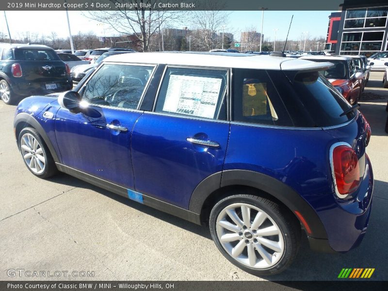 Starlight Blue / Carbon Black 2019 Mini Hardtop Cooper S 4 Door