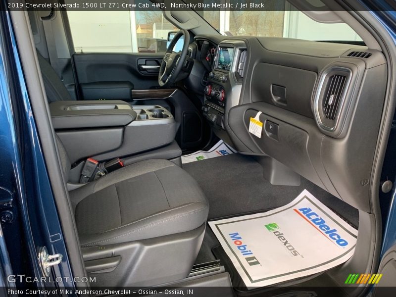 Northsky Blue Metallic / Jet Black 2019 Chevrolet Silverado 1500 LT Z71 Crew Cab 4WD