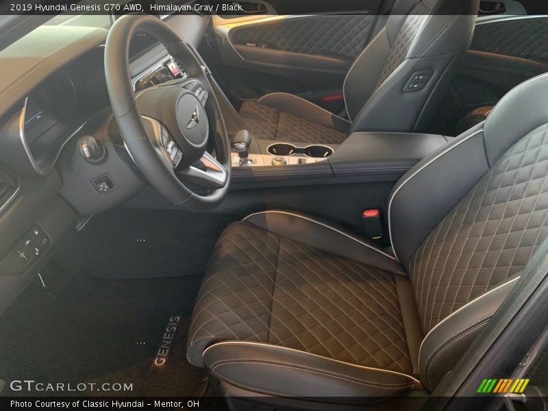  2019 Genesis G70 AWD Black Interior