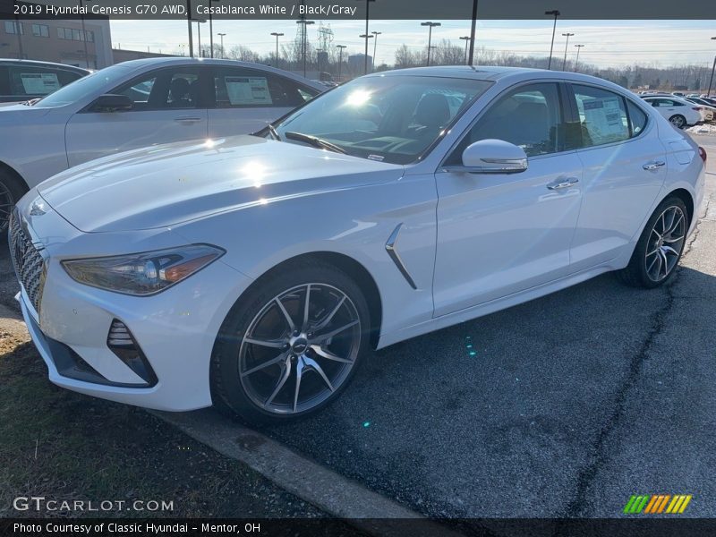  2019 Genesis G70 AWD Casablanca White