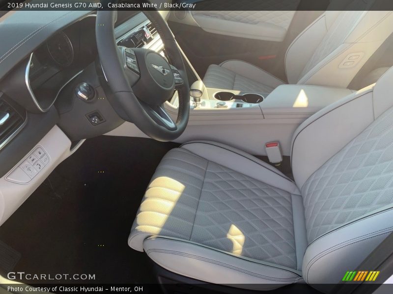  2019 Genesis G70 AWD Black/Gray Interior