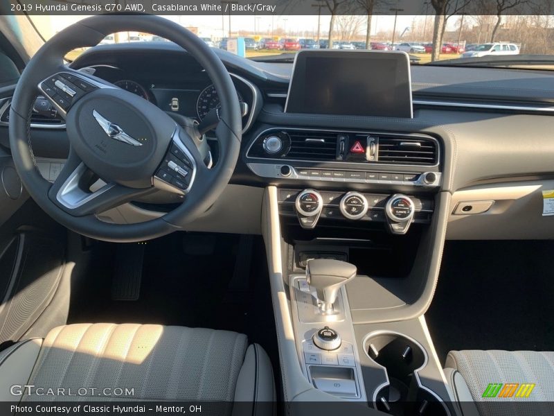 Dashboard of 2019 Genesis G70 AWD