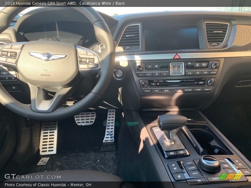 Controls of 2019 Genesis G80 Sport AWD