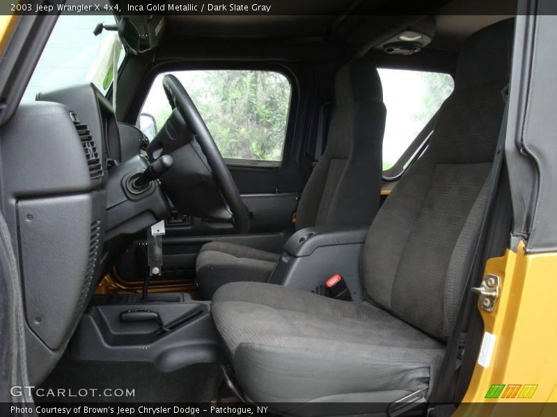 Inca Gold Metallic / Dark Slate Gray 2003 Jeep Wrangler X 4x4