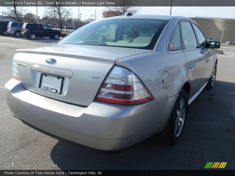 Silver Birch Metallic / Medium Light Stone 2008 Ford Taurus SEL