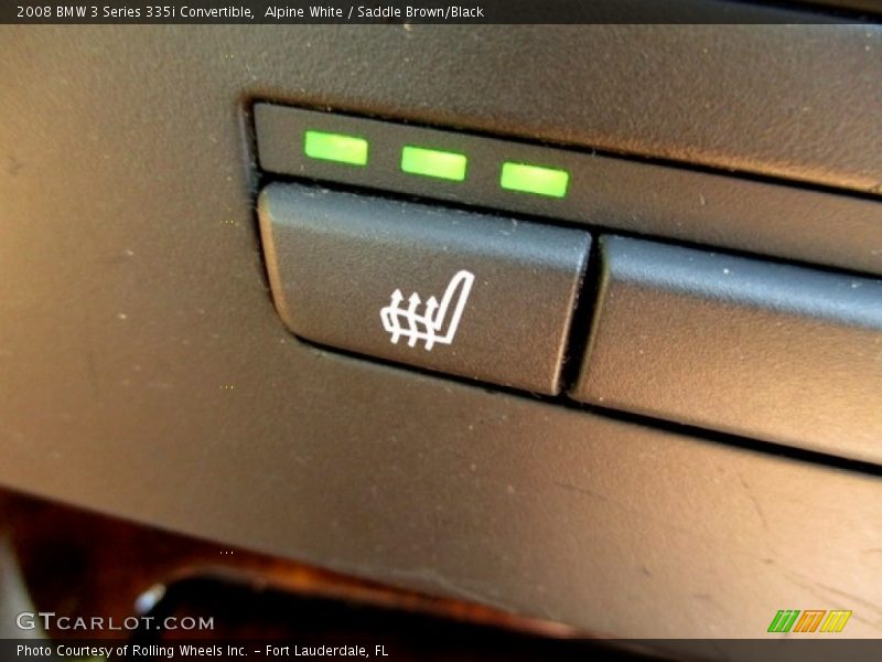 Alpine White / Saddle Brown/Black 2008 BMW 3 Series 335i Convertible