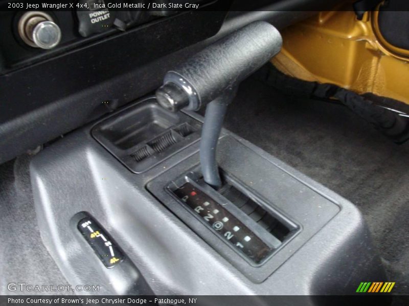 Inca Gold Metallic / Dark Slate Gray 2003 Jeep Wrangler X 4x4