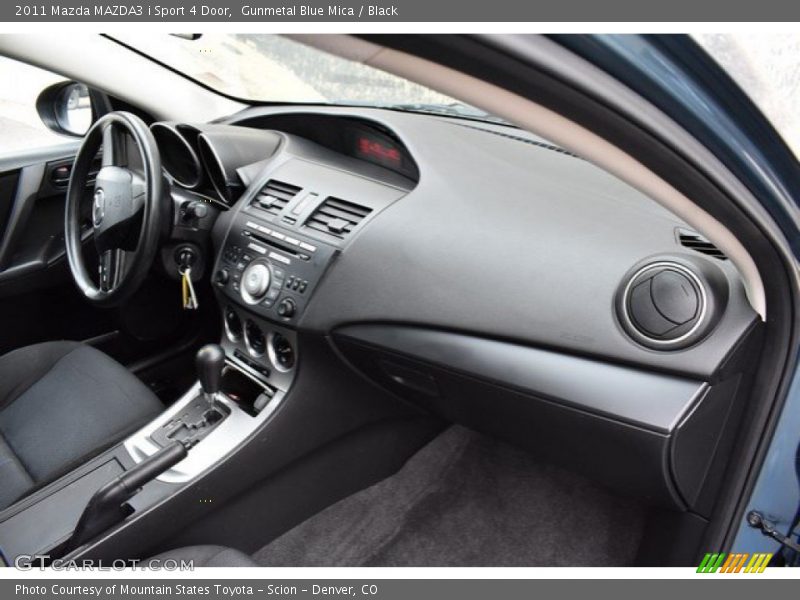 Gunmetal Blue Mica / Black 2011 Mazda MAZDA3 i Sport 4 Door