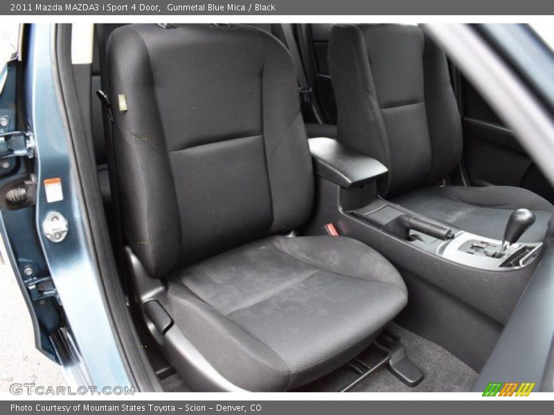 Gunmetal Blue Mica / Black 2011 Mazda MAZDA3 i Sport 4 Door