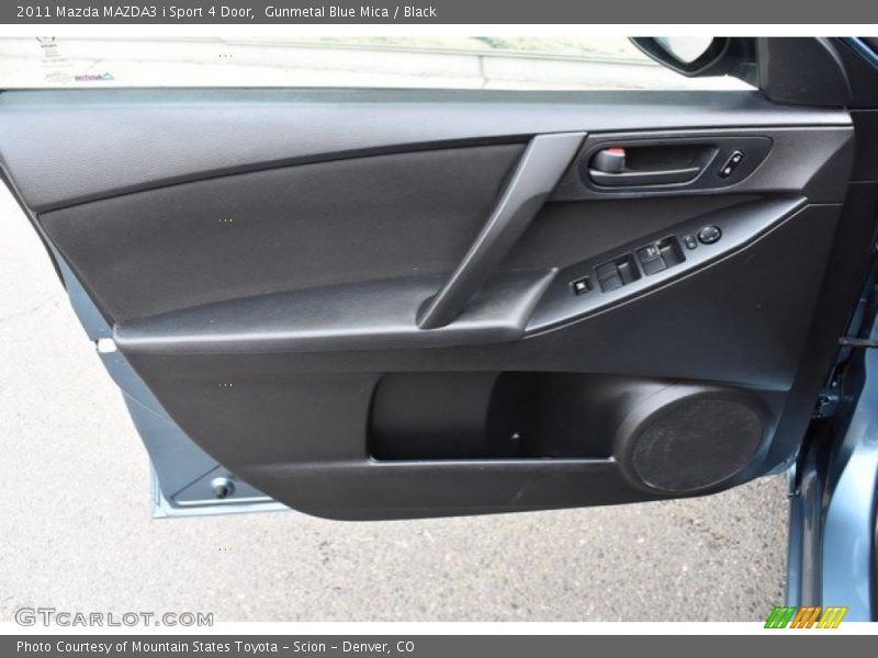 Gunmetal Blue Mica / Black 2011 Mazda MAZDA3 i Sport 4 Door