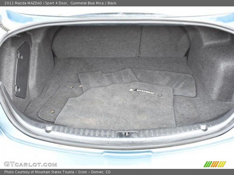 Gunmetal Blue Mica / Black 2011 Mazda MAZDA3 i Sport 4 Door