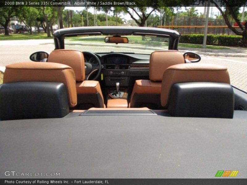 Alpine White / Saddle Brown/Black 2008 BMW 3 Series 335i Convertible