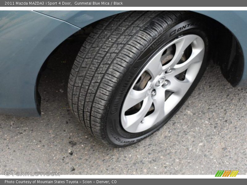 Gunmetal Blue Mica / Black 2011 Mazda MAZDA3 i Sport 4 Door