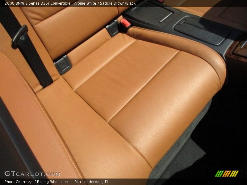 Alpine White / Saddle Brown/Black 2008 BMW 3 Series 335i Convertible
