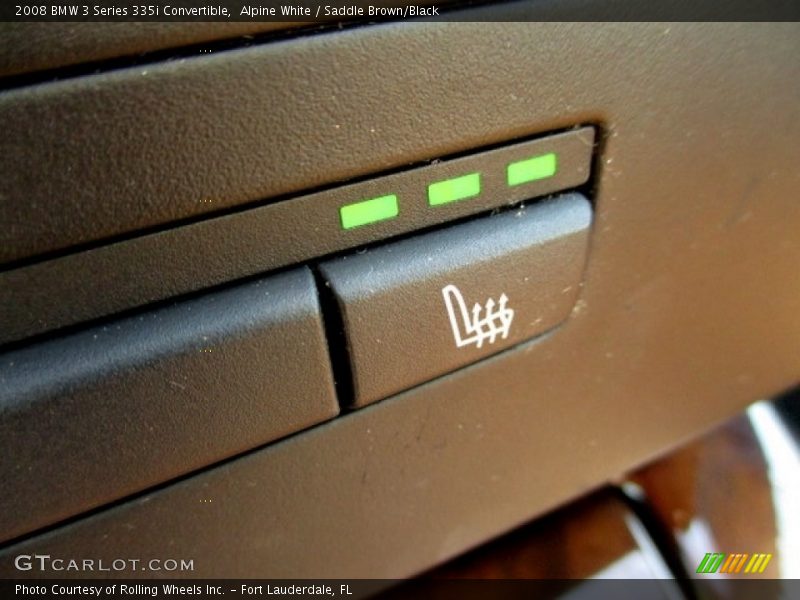 Alpine White / Saddle Brown/Black 2008 BMW 3 Series 335i Convertible