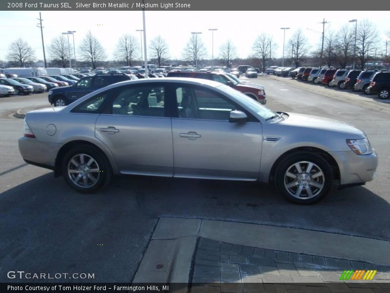 Silver Birch Metallic / Medium Light Stone 2008 Ford Taurus SEL