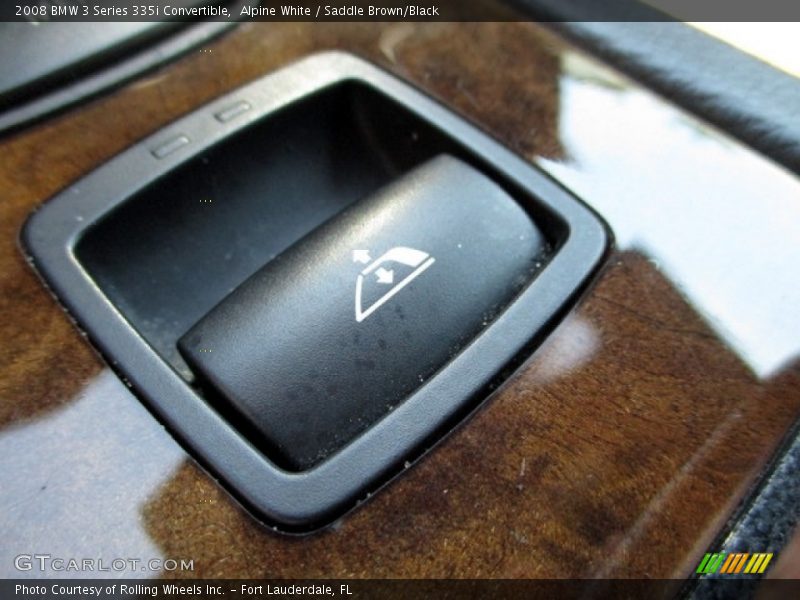 Alpine White / Saddle Brown/Black 2008 BMW 3 Series 335i Convertible