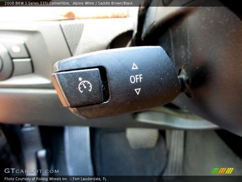 Alpine White / Saddle Brown/Black 2008 BMW 3 Series 335i Convertible