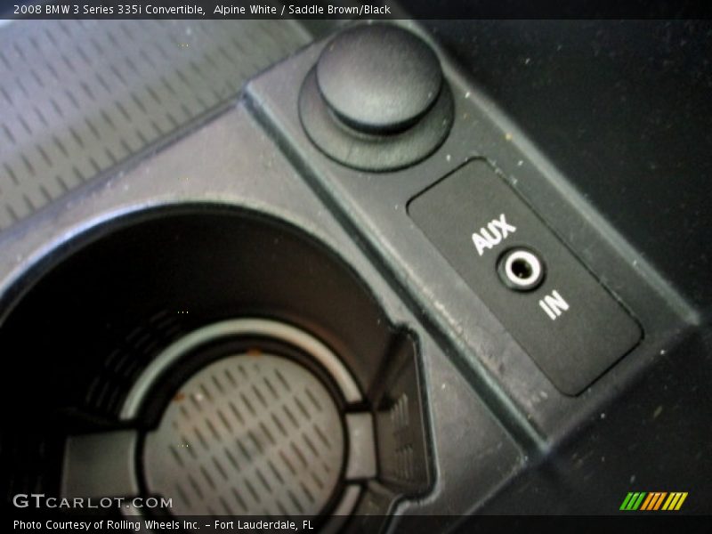 Alpine White / Saddle Brown/Black 2008 BMW 3 Series 335i Convertible