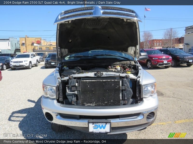 Bright Silver Metallic / Dark Slate Gray 2004 Dodge Ram 2500 SLT Quad Cab 4x4
