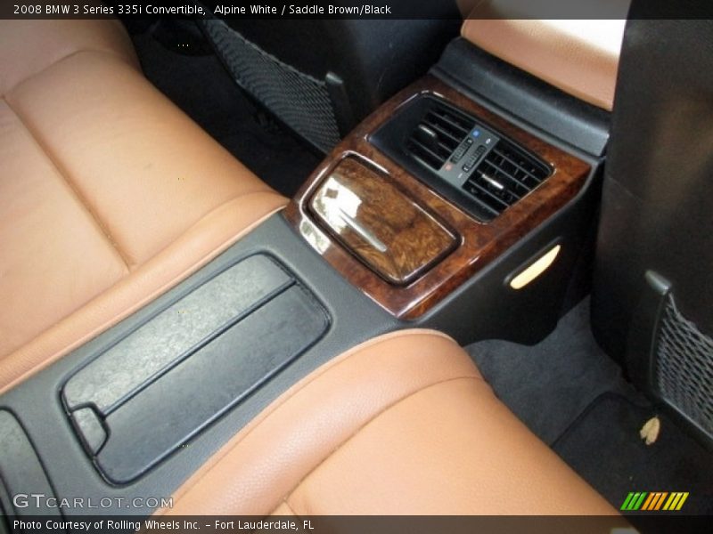 Alpine White / Saddle Brown/Black 2008 BMW 3 Series 335i Convertible