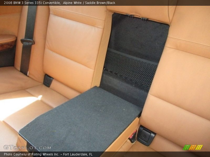 Alpine White / Saddle Brown/Black 2008 BMW 3 Series 335i Convertible