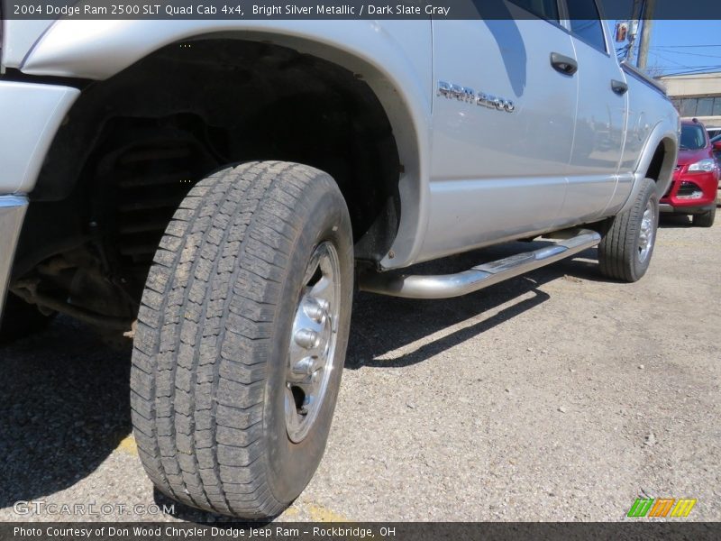 Bright Silver Metallic / Dark Slate Gray 2004 Dodge Ram 2500 SLT Quad Cab 4x4