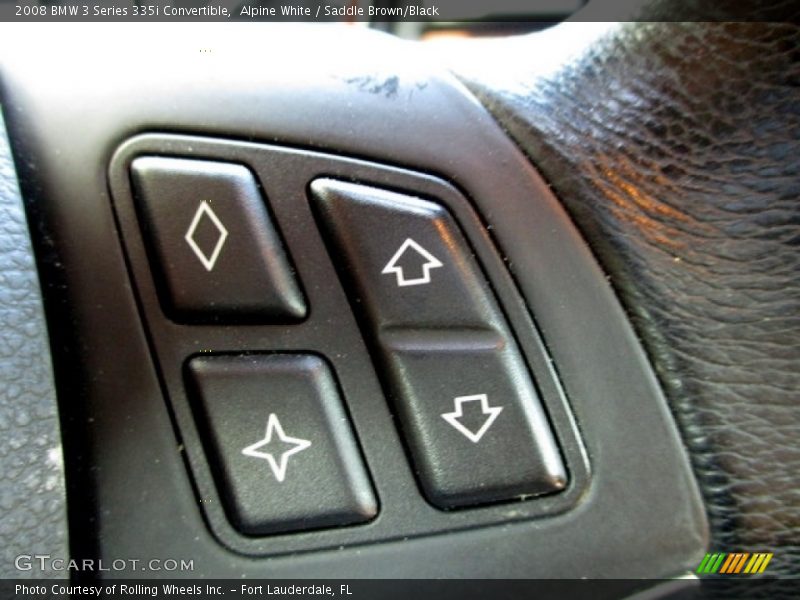 Alpine White / Saddle Brown/Black 2008 BMW 3 Series 335i Convertible