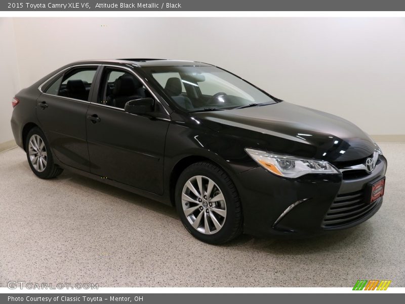 Attitude Black Metallic / Black 2015 Toyota Camry XLE V6