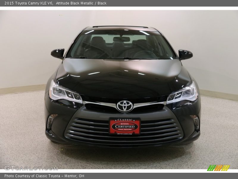 Attitude Black Metallic / Black 2015 Toyota Camry XLE V6