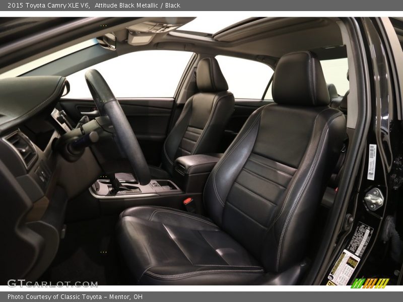 Attitude Black Metallic / Black 2015 Toyota Camry XLE V6