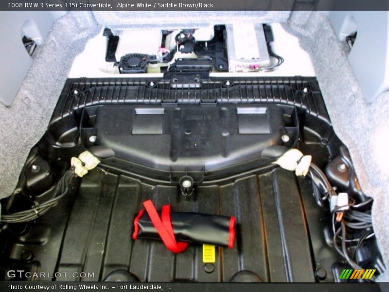 Alpine White / Saddle Brown/Black 2008 BMW 3 Series 335i Convertible