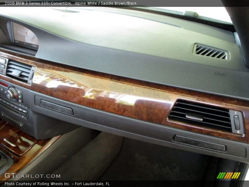 Alpine White / Saddle Brown/Black 2008 BMW 3 Series 335i Convertible