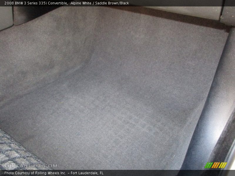 Alpine White / Saddle Brown/Black 2008 BMW 3 Series 335i Convertible