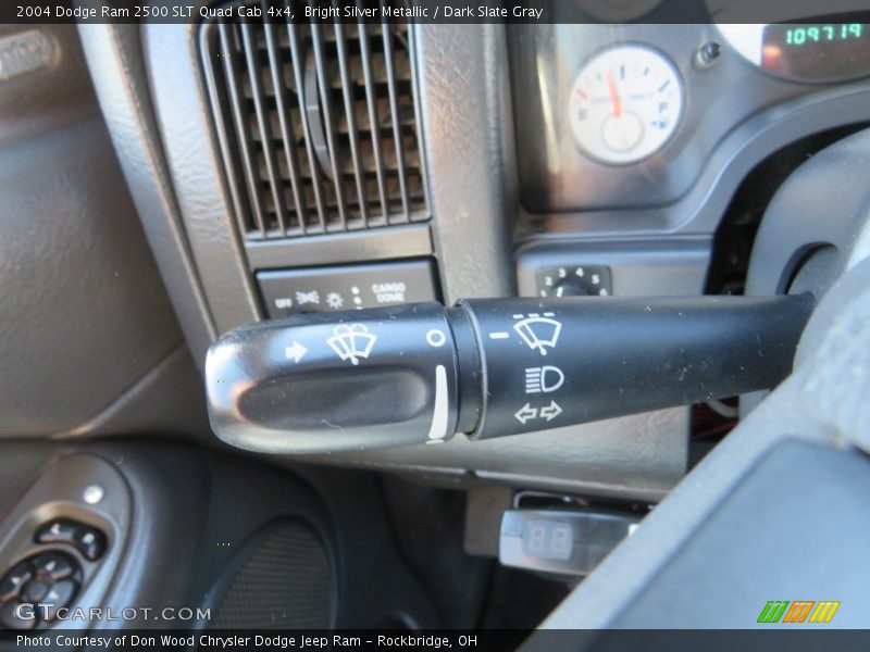 Bright Silver Metallic / Dark Slate Gray 2004 Dodge Ram 2500 SLT Quad Cab 4x4