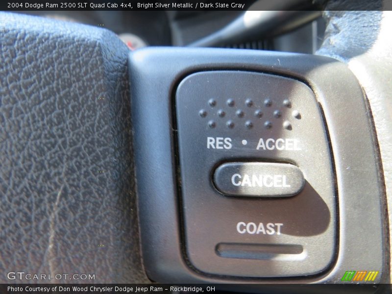 Bright Silver Metallic / Dark Slate Gray 2004 Dodge Ram 2500 SLT Quad Cab 4x4