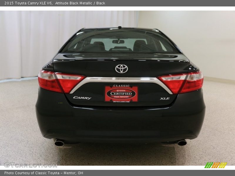 Attitude Black Metallic / Black 2015 Toyota Camry XLE V6