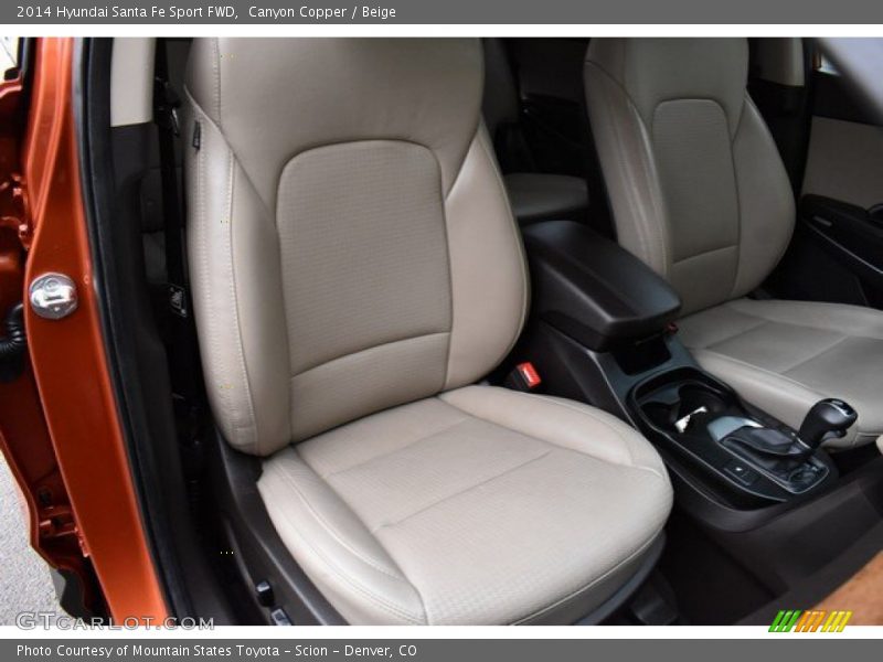 Canyon Copper / Beige 2014 Hyundai Santa Fe Sport FWD
