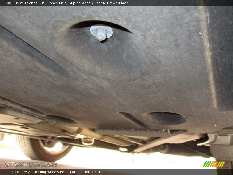 Alpine White / Saddle Brown/Black 2008 BMW 3 Series 335i Convertible