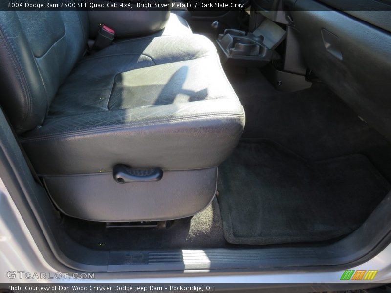 Bright Silver Metallic / Dark Slate Gray 2004 Dodge Ram 2500 SLT Quad Cab 4x4