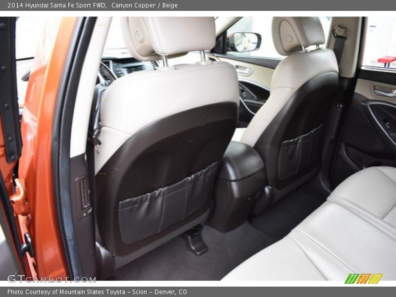 Canyon Copper / Beige 2014 Hyundai Santa Fe Sport FWD