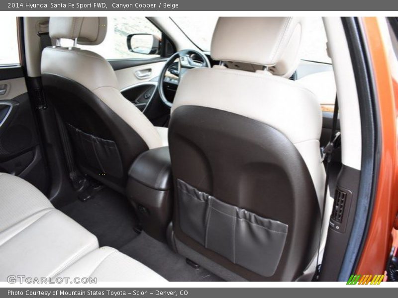 Canyon Copper / Beige 2014 Hyundai Santa Fe Sport FWD