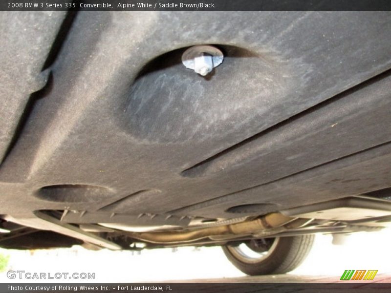Alpine White / Saddle Brown/Black 2008 BMW 3 Series 335i Convertible