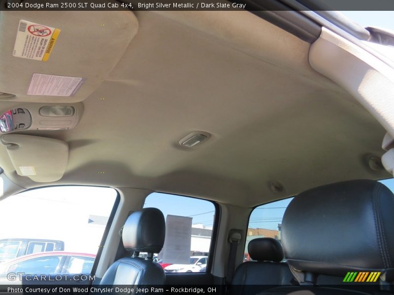 Bright Silver Metallic / Dark Slate Gray 2004 Dodge Ram 2500 SLT Quad Cab 4x4